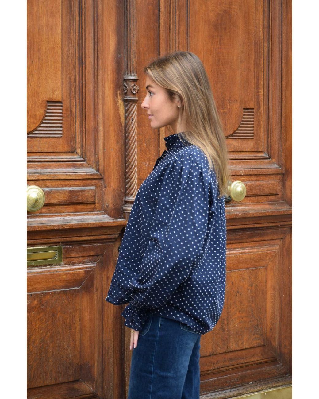 Mind Traveler Blue Nina Blouse
