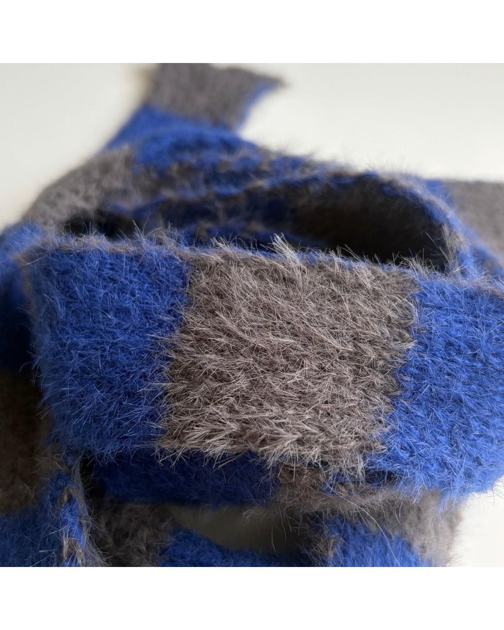 London Atelier Byproduct Blue Skinny Striped Scarf