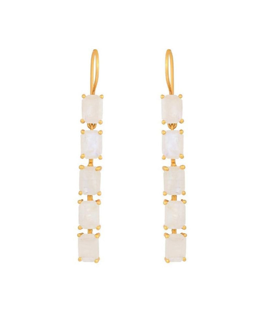 Opium Jewels Metallic Baguette Cut Droplets
