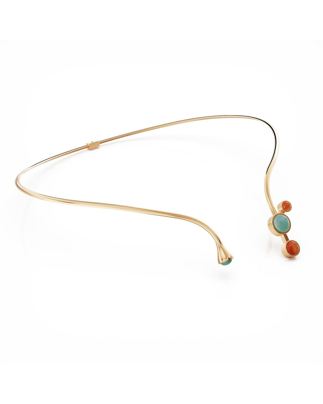 Linda Fiore Metallic Aurora Collier Vermeil