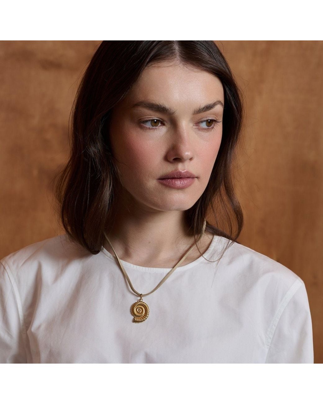 A Weathered Penny Metallic Neutrals Suri Cord Necklace Sand Cord