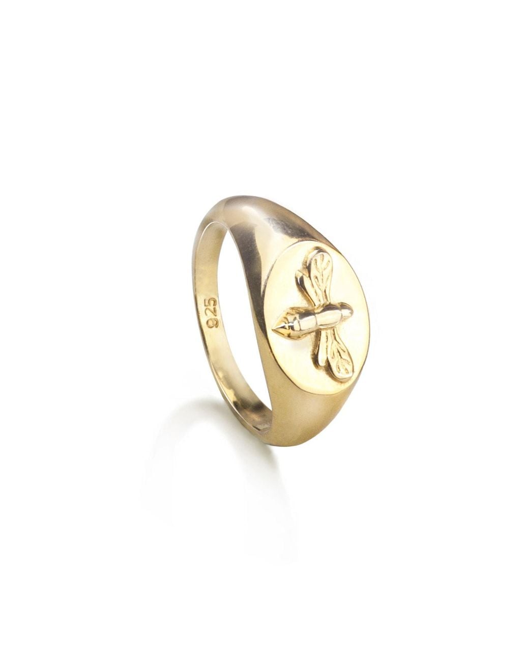 The Jewellery Store London Metallic Bee Signet Ring