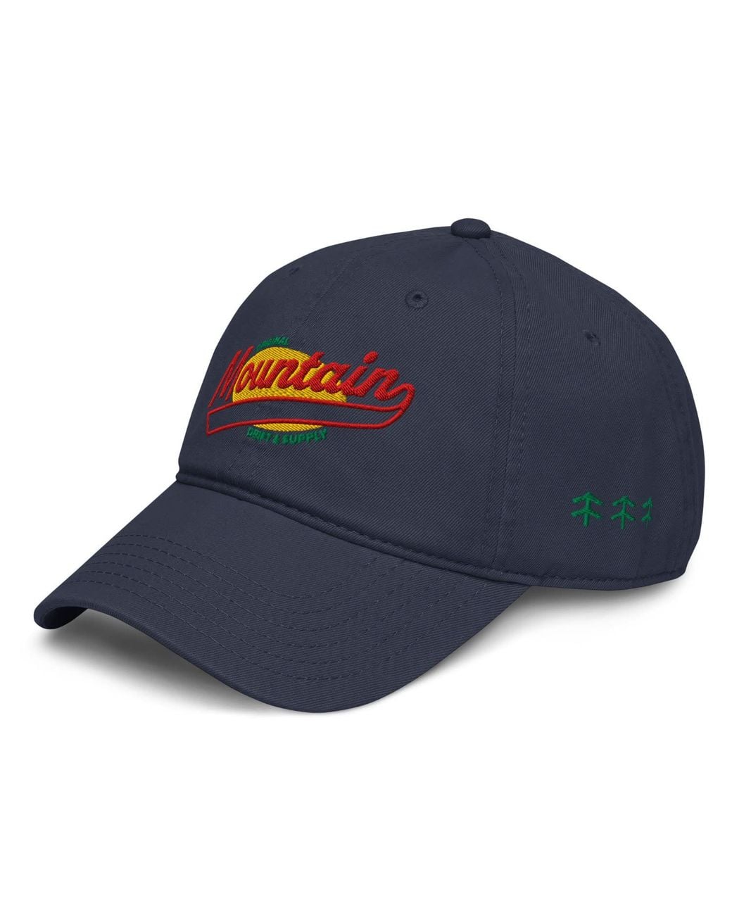 Anchor and Crew Blue Original Mountain Supply Cotton Embroidered Cap