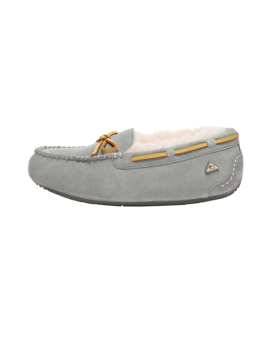 EverAu Australia Gray Crested Leather Loafers