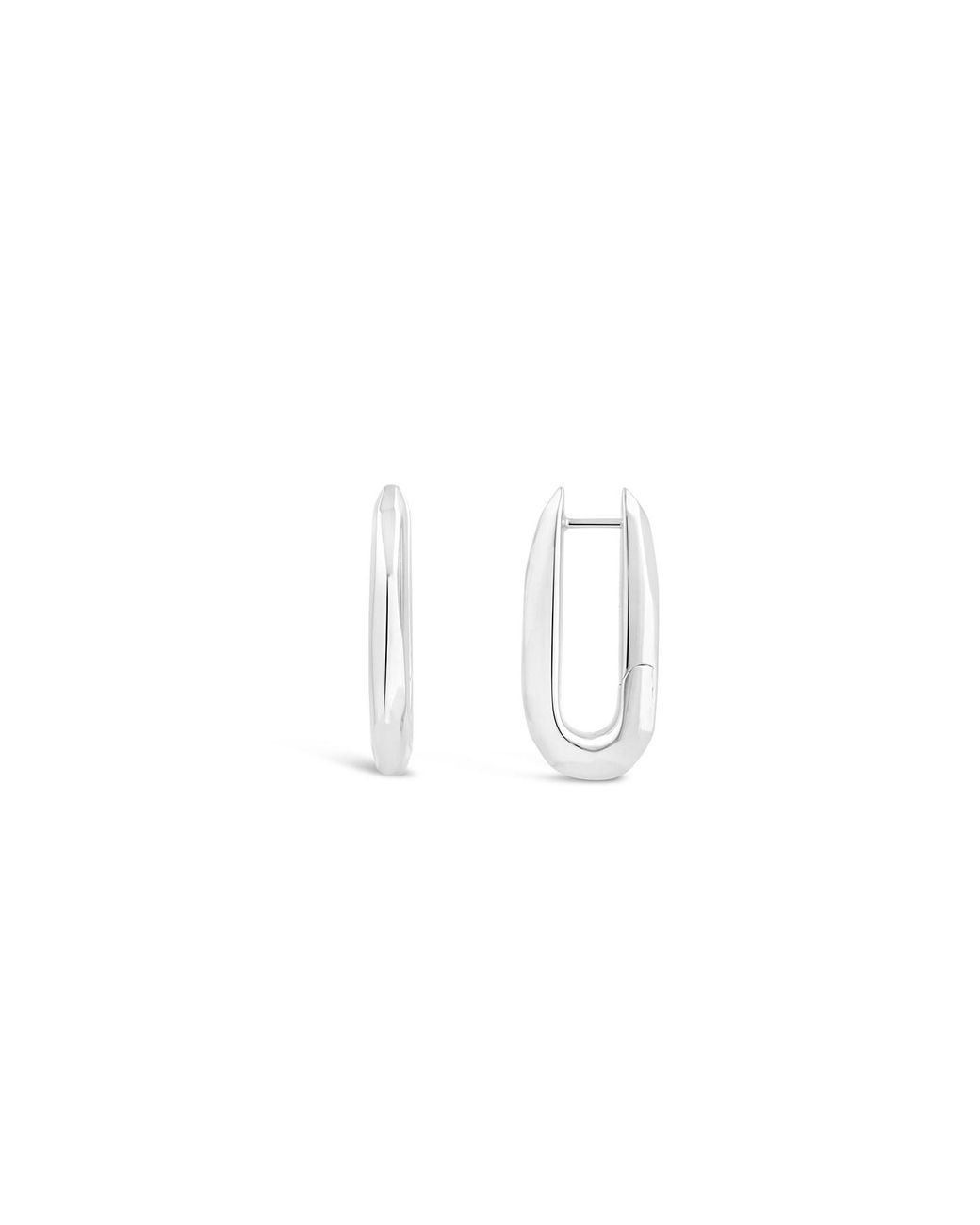 Dinny Hall White Thalassa Link Hoops
