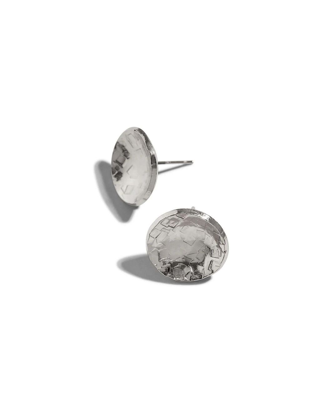 Jaredjamin Metallic Buttercup Textured Stud Post Earrings
