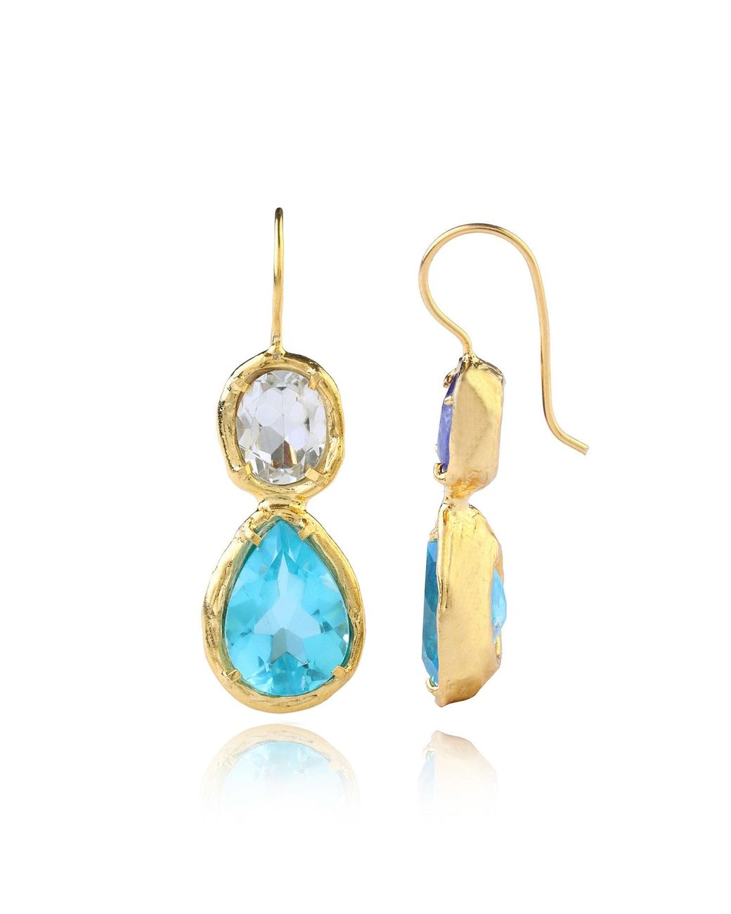 Ece London Blue The Drop Earrings