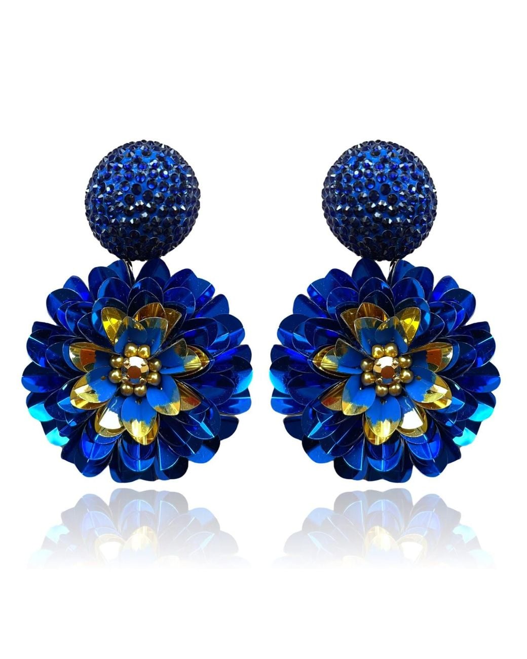 PINAR OZEVLAT Blue Sapphire Dahlias