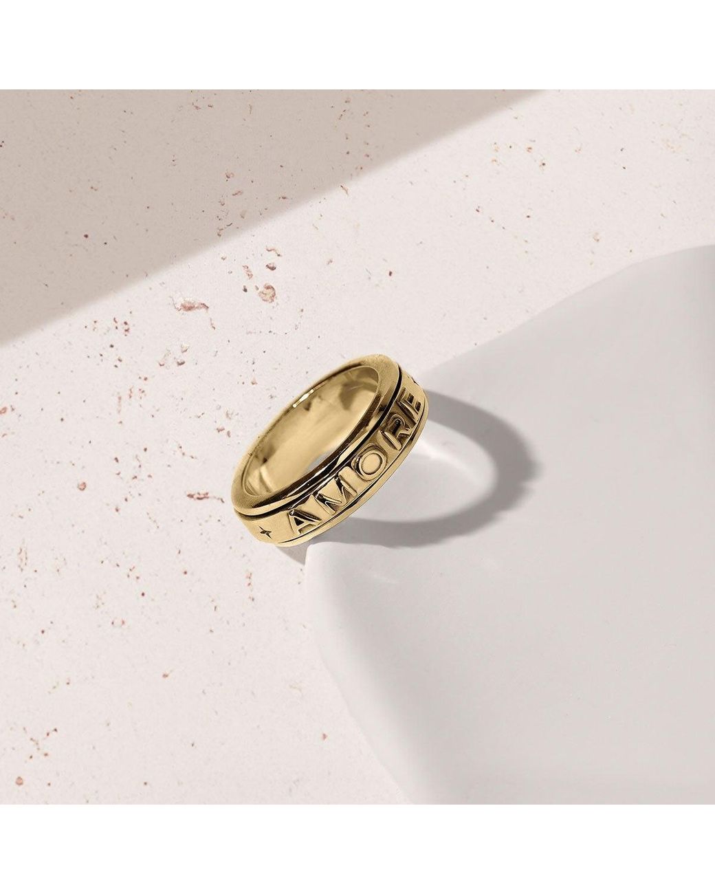 Charlotte's Web Jewellery Metallic Amore Vermeil Spinning Ring