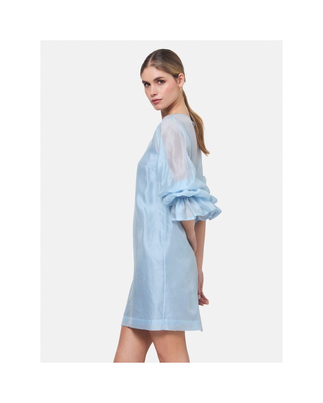 Helen Mcalinden Blue Aurora Sky Dress
