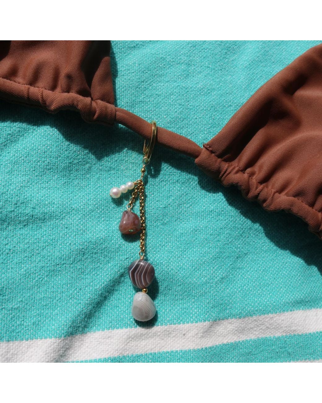 Marquise Swim Metallic Bikini Charm