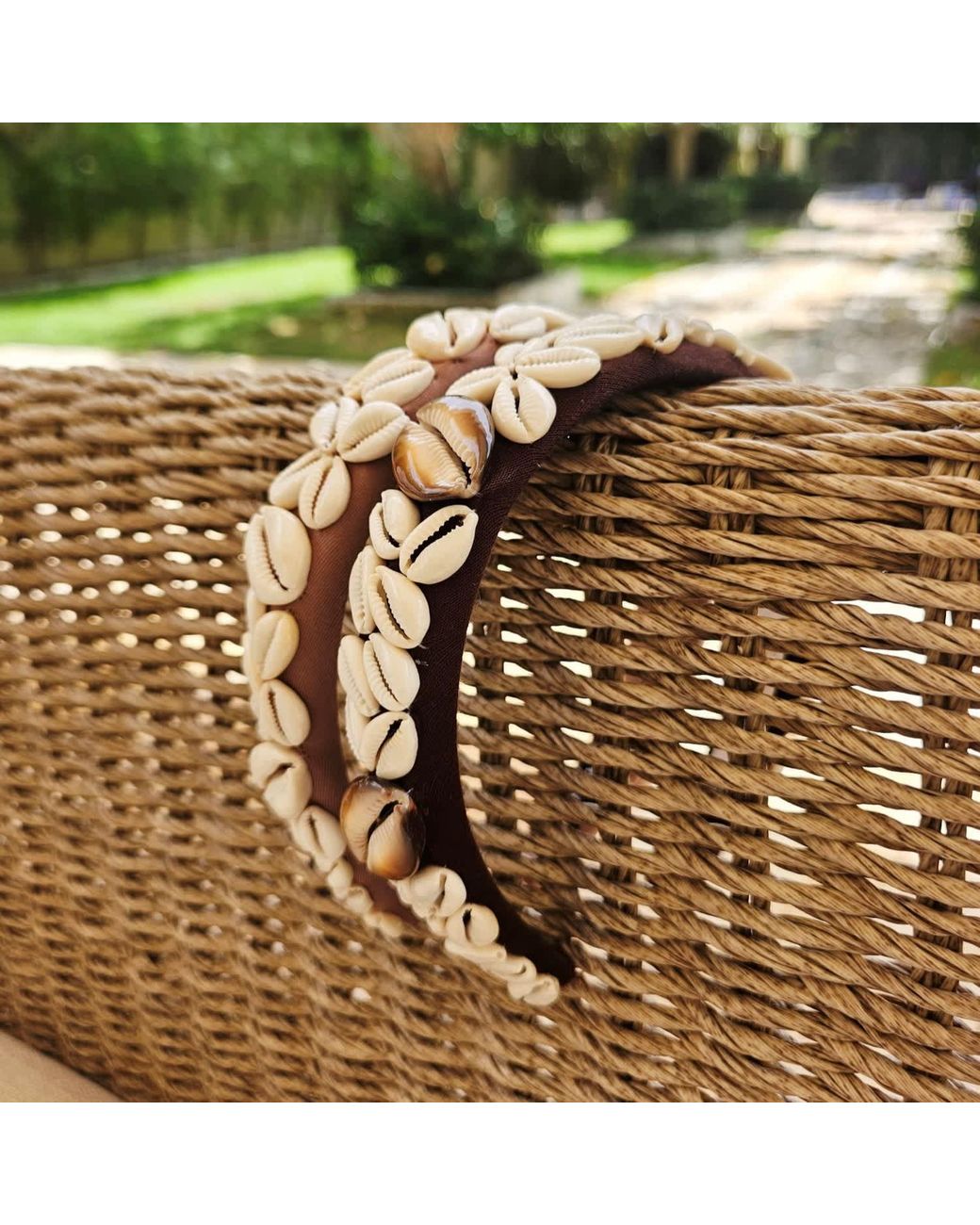 OhSun Brown Ariel Headband
