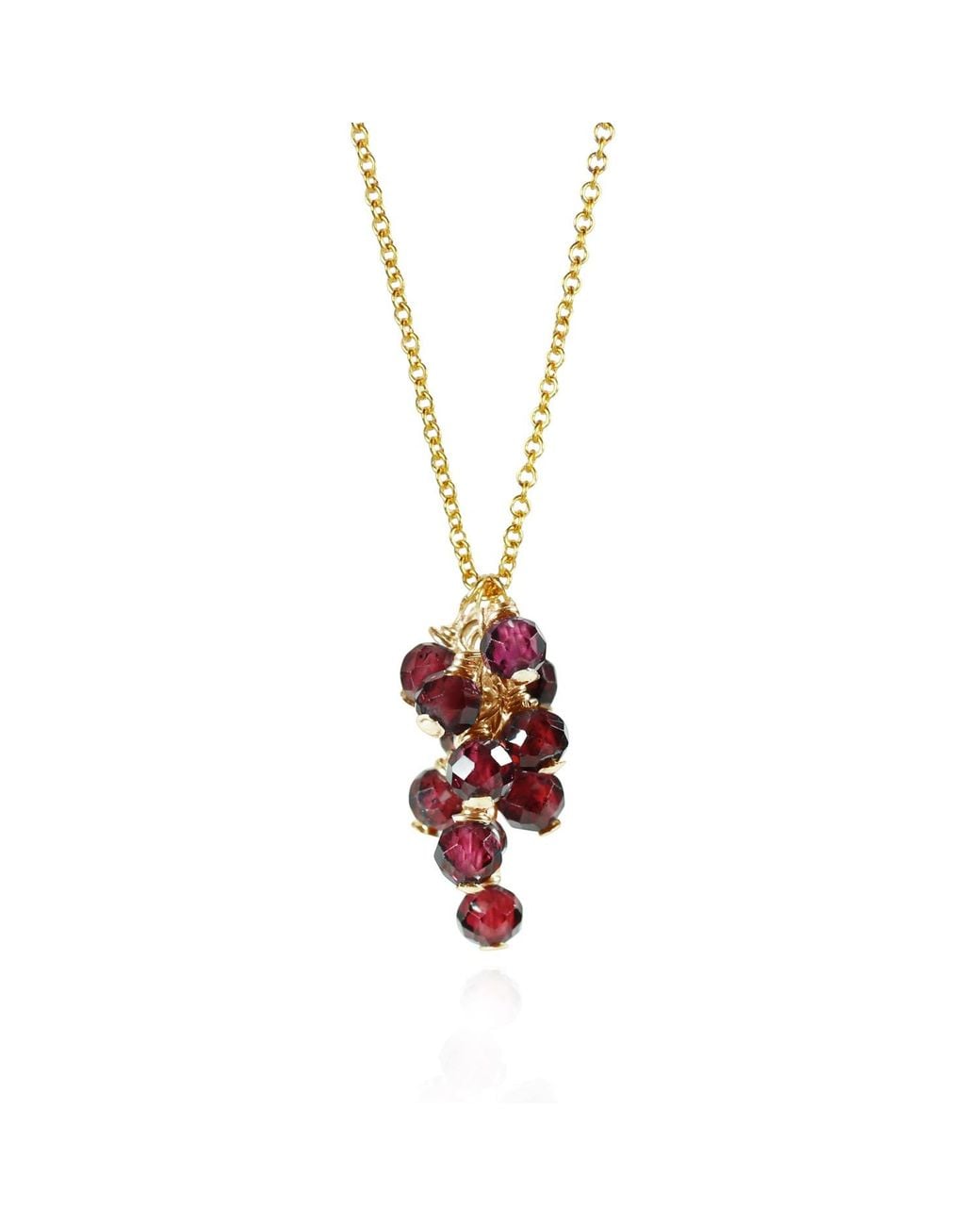 MOUNIR LONDON Metallic Garnet Pendant