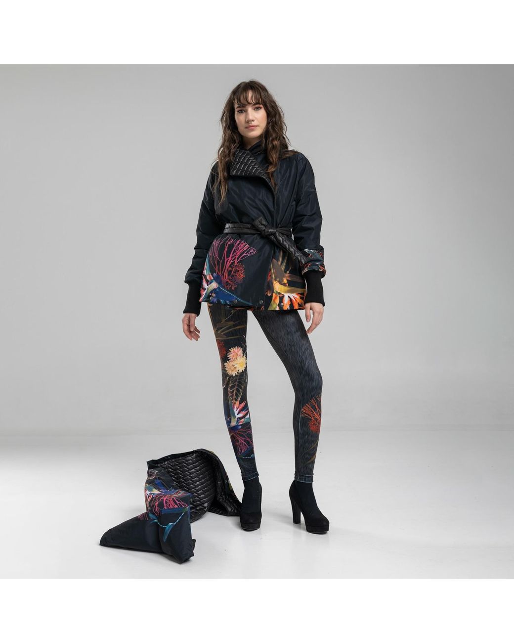 ARTISTA Blue Versatile Reversible Quilted Jacket