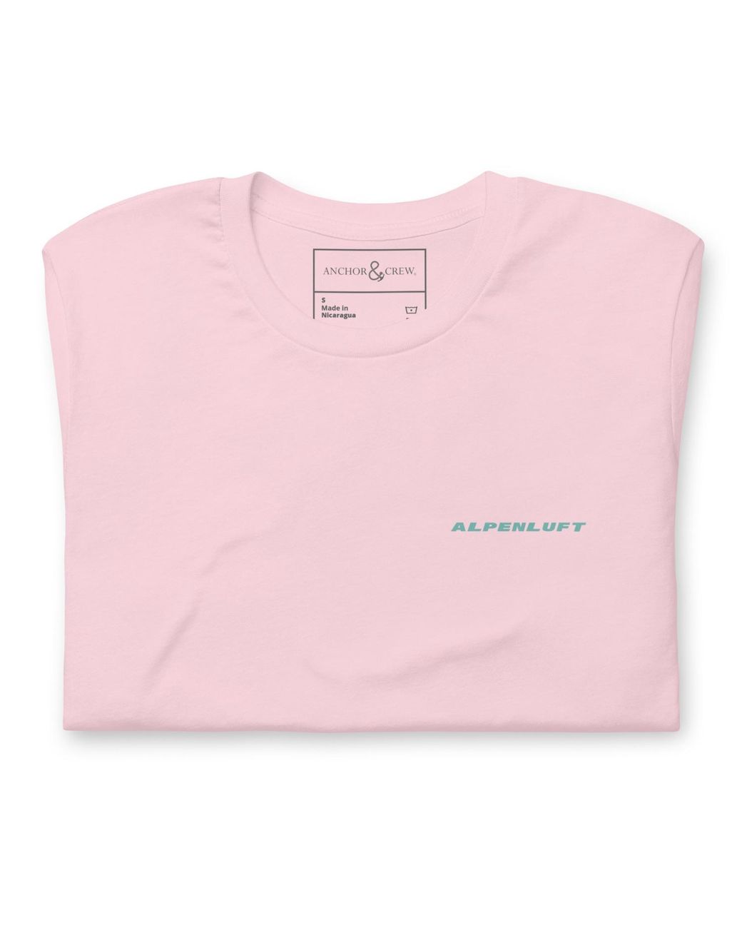 Anchor and Crew Pink Cotton Higher Grounds Postmark Organic Cotton T-Shirt