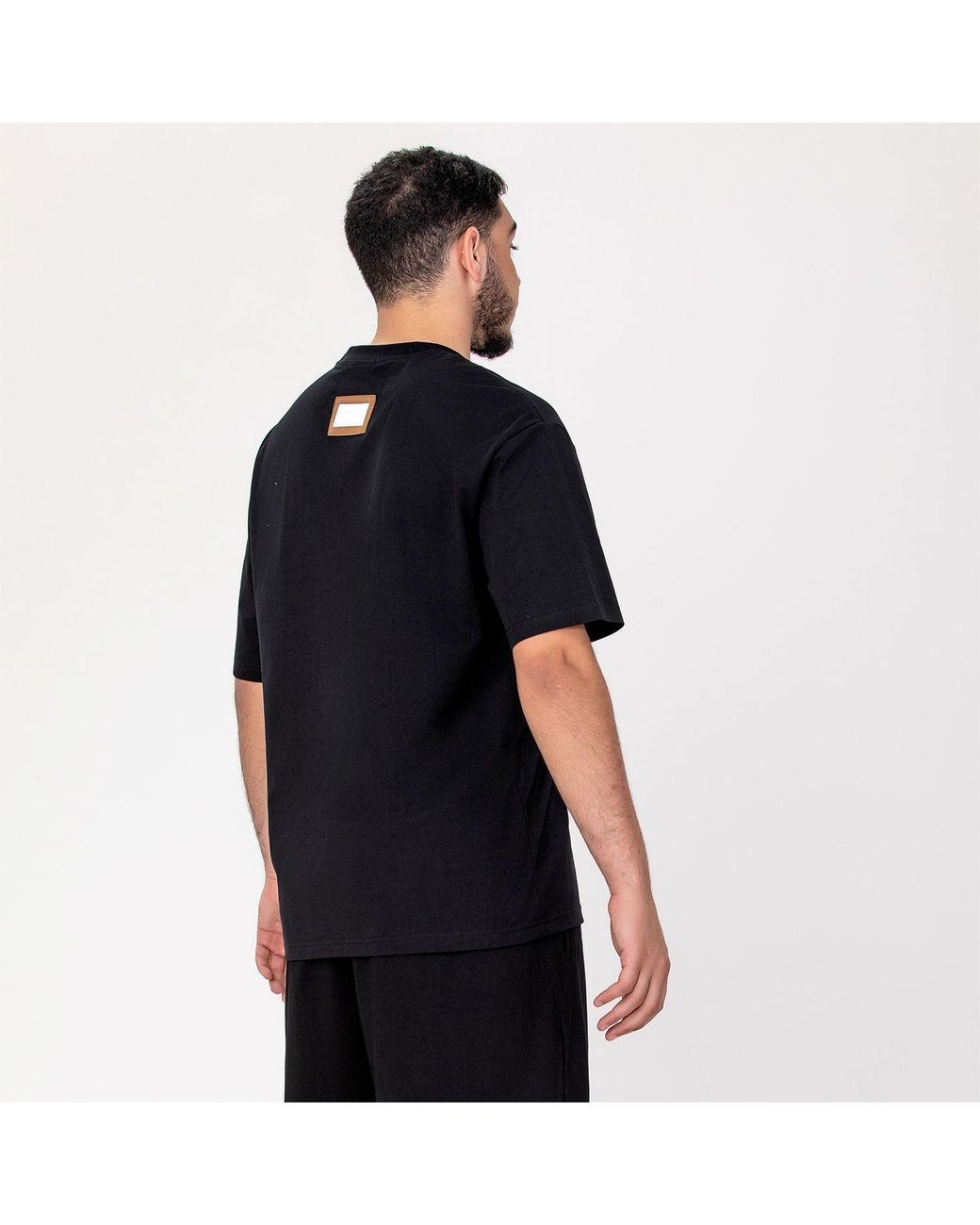 Smart and Joy Black Pocket Window T-Shirt for men