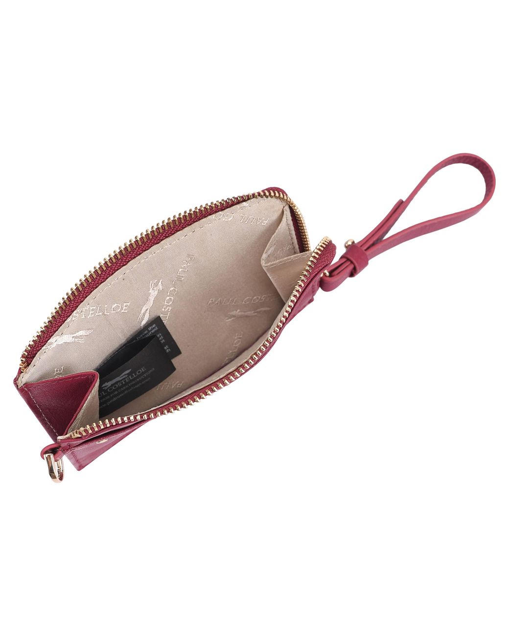 Paul Costelloe Pink Zyrah Leather Purse
