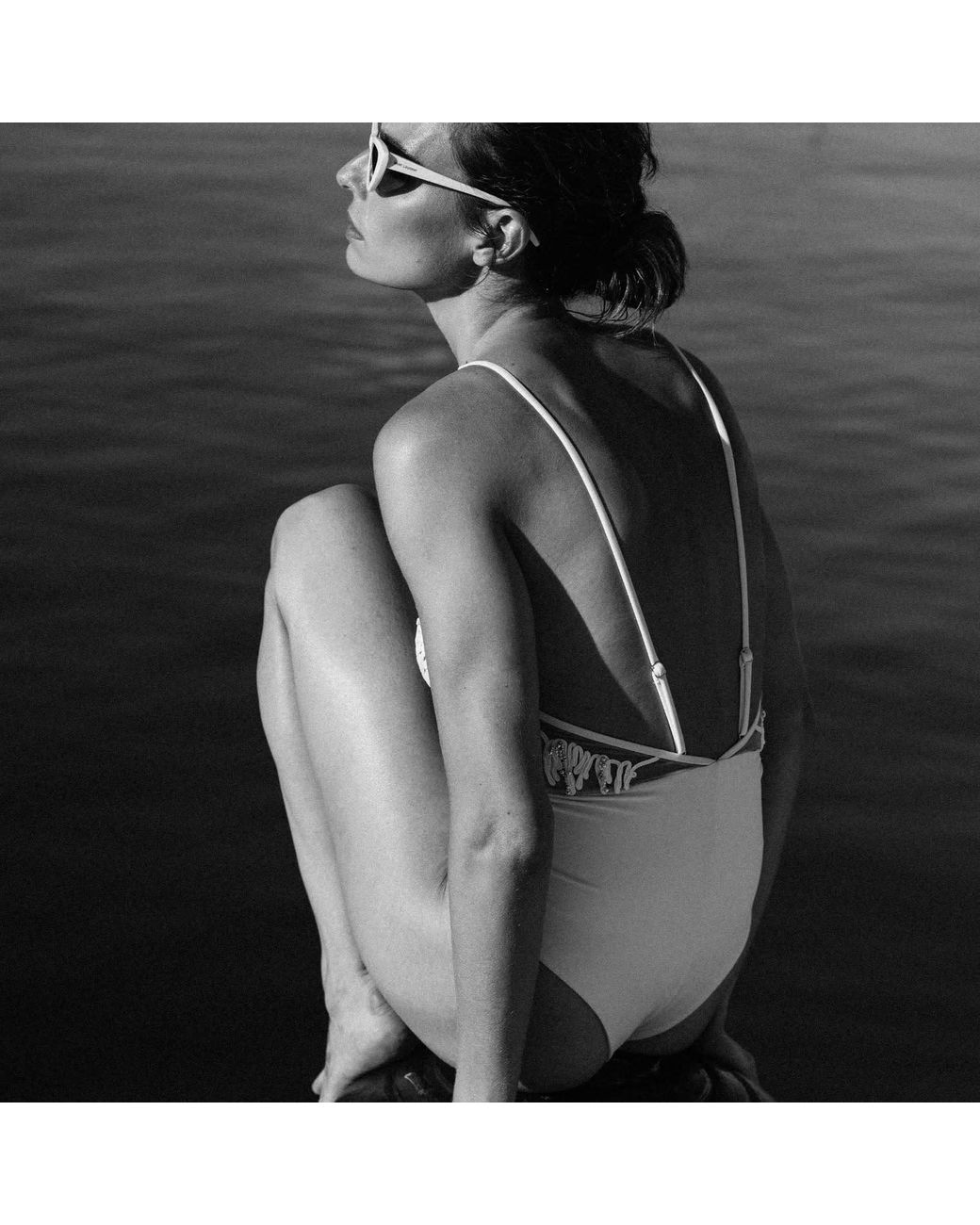 Moorea Swim White Nadia One-Piece Swimsuit