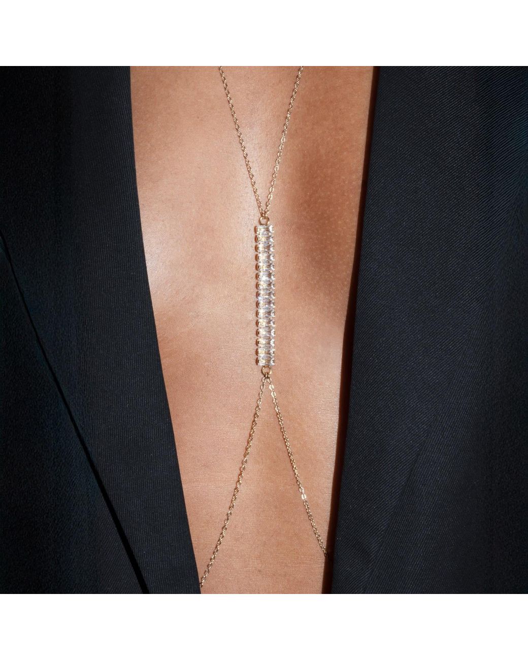 Studio Baloge Metallic Axis Body Chain