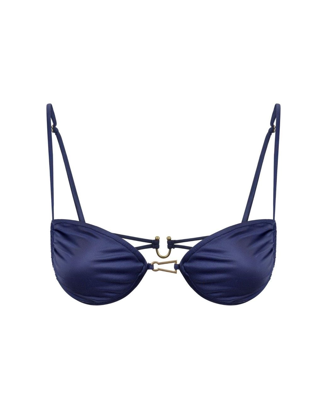 Bianca Resortwear Blue Calla Bikini Top