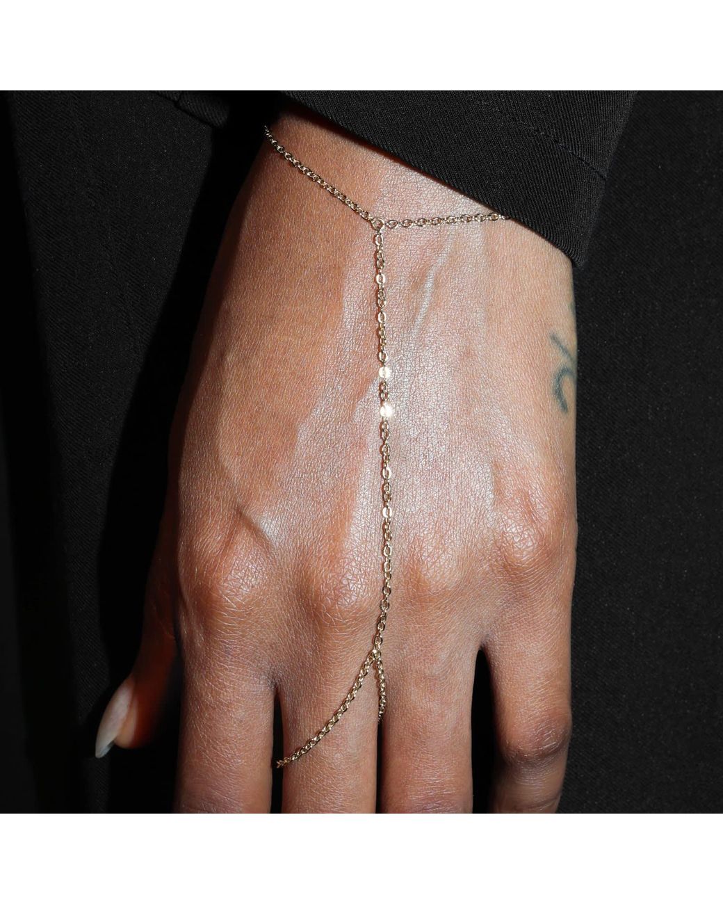 Studio Baloge Metallic Kyma Hand Chain