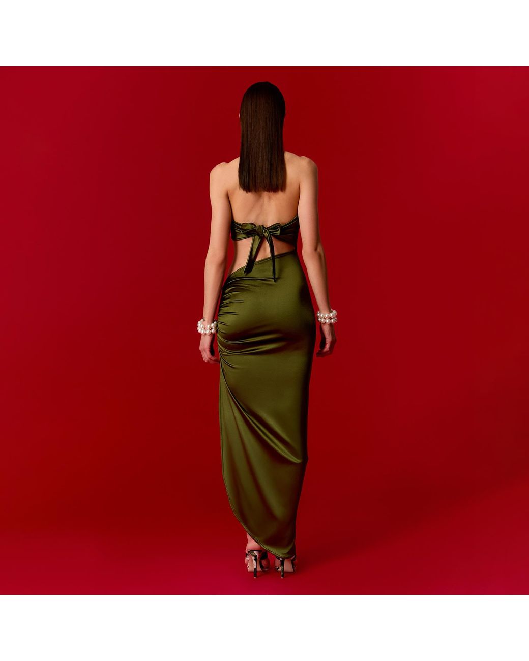 Nur Karaata Brown Sophia Dress