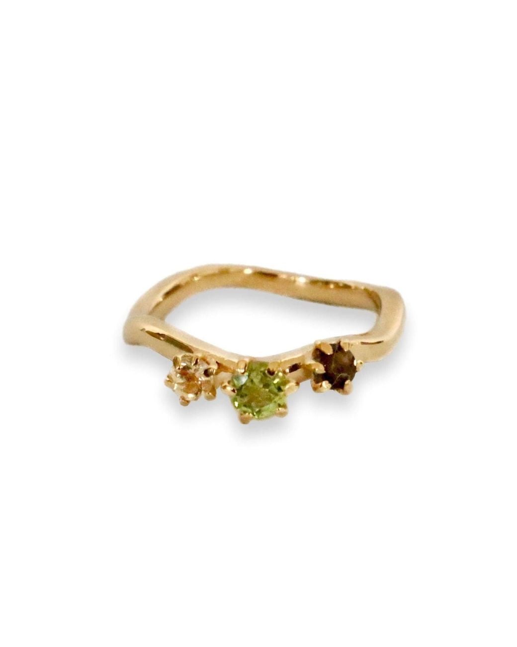 Gem Island Metallic Aura Ring