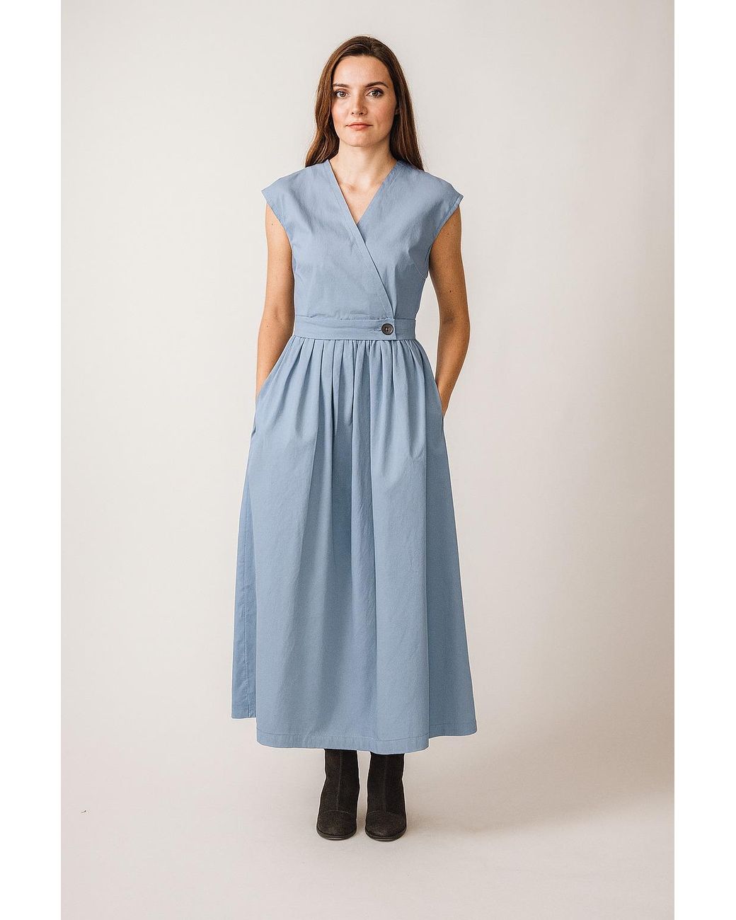 BEIRA Blue Mari Light Tailored Top & Waistcoat