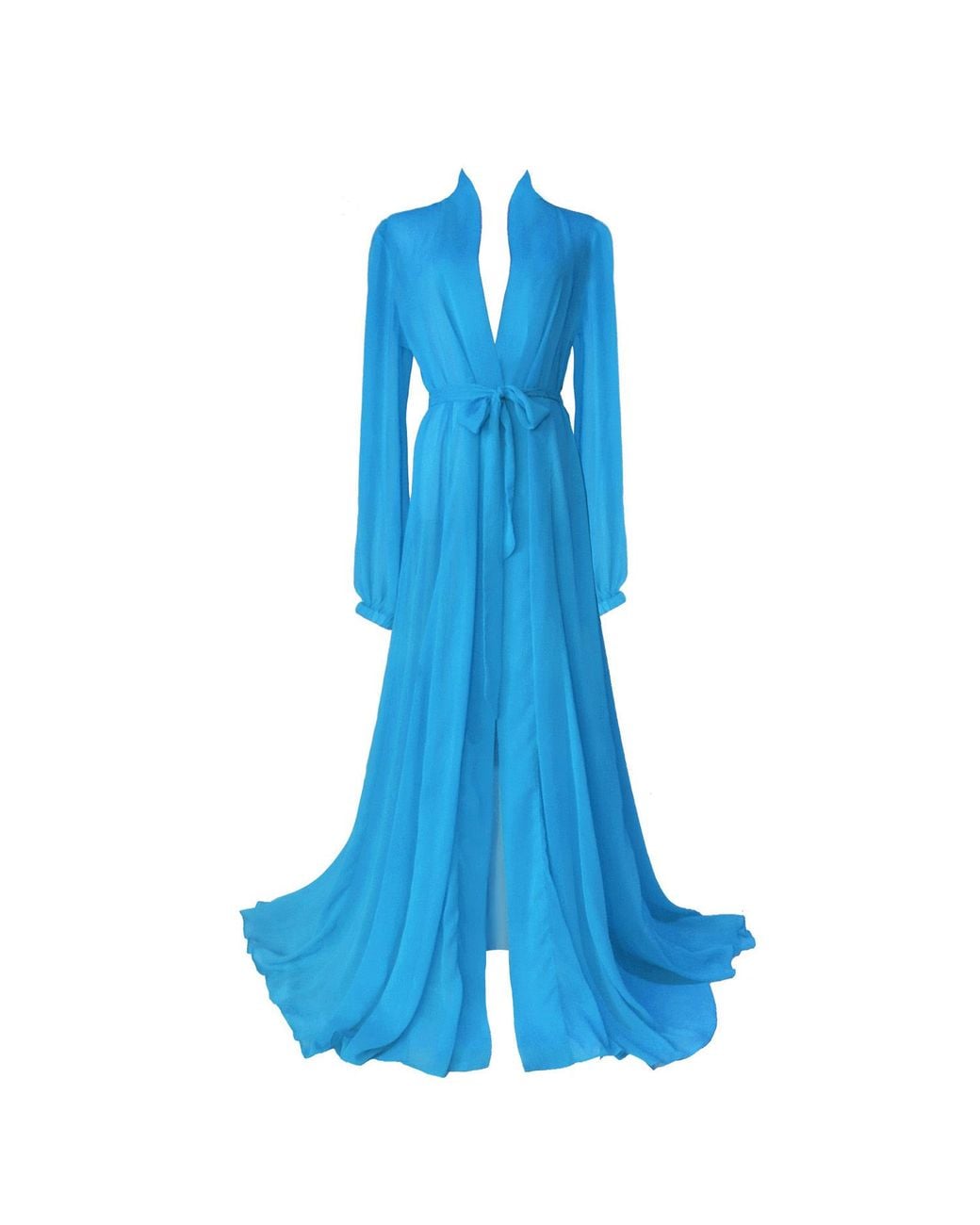 Ak Royalty Resortwear Blue Alexis Beach Gown Azure