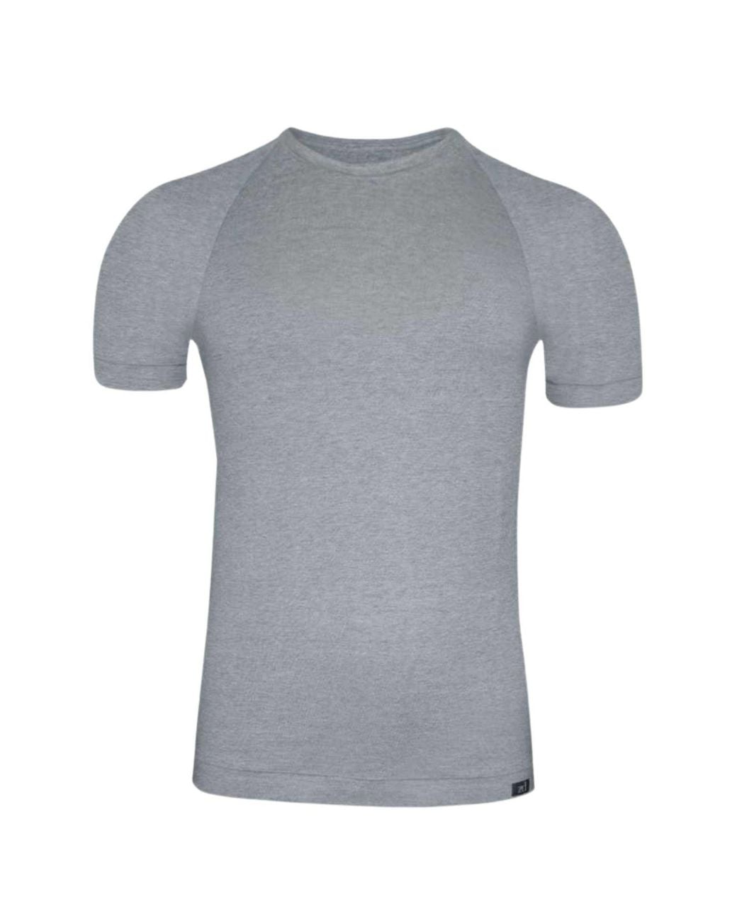 Zd - Zero Defects Gray Round Neck T-Shirt for men