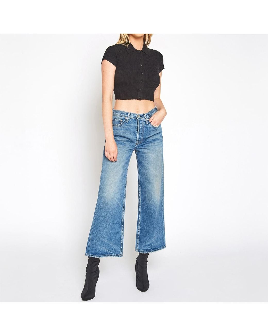 NOEND Blue Hailey Wide Culotte