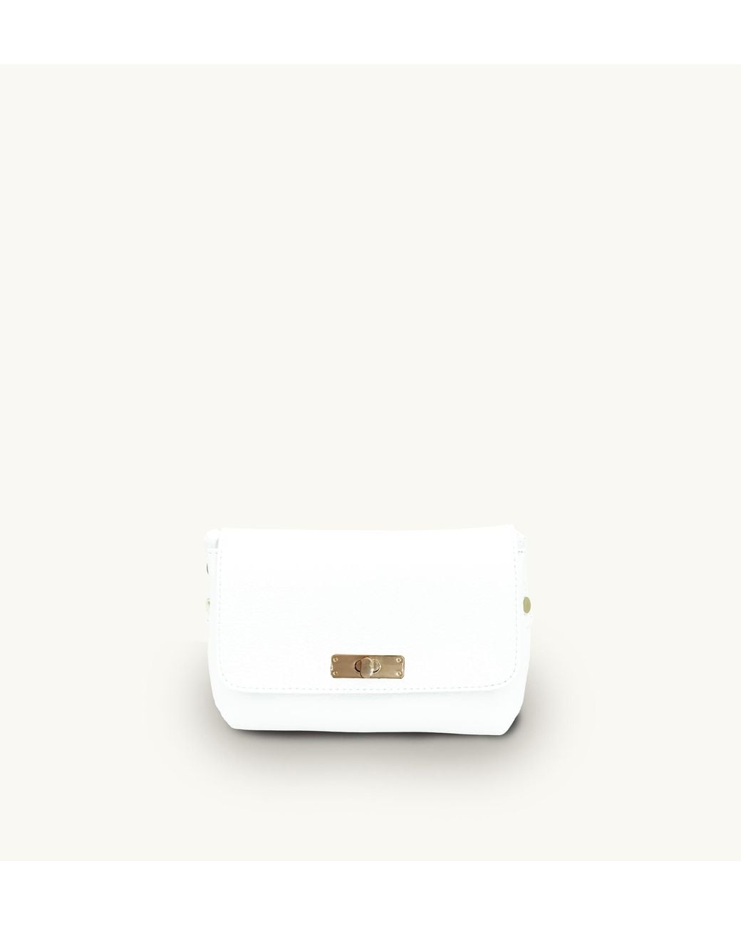 Apatchy London White The Maisie Mini Leather Bag