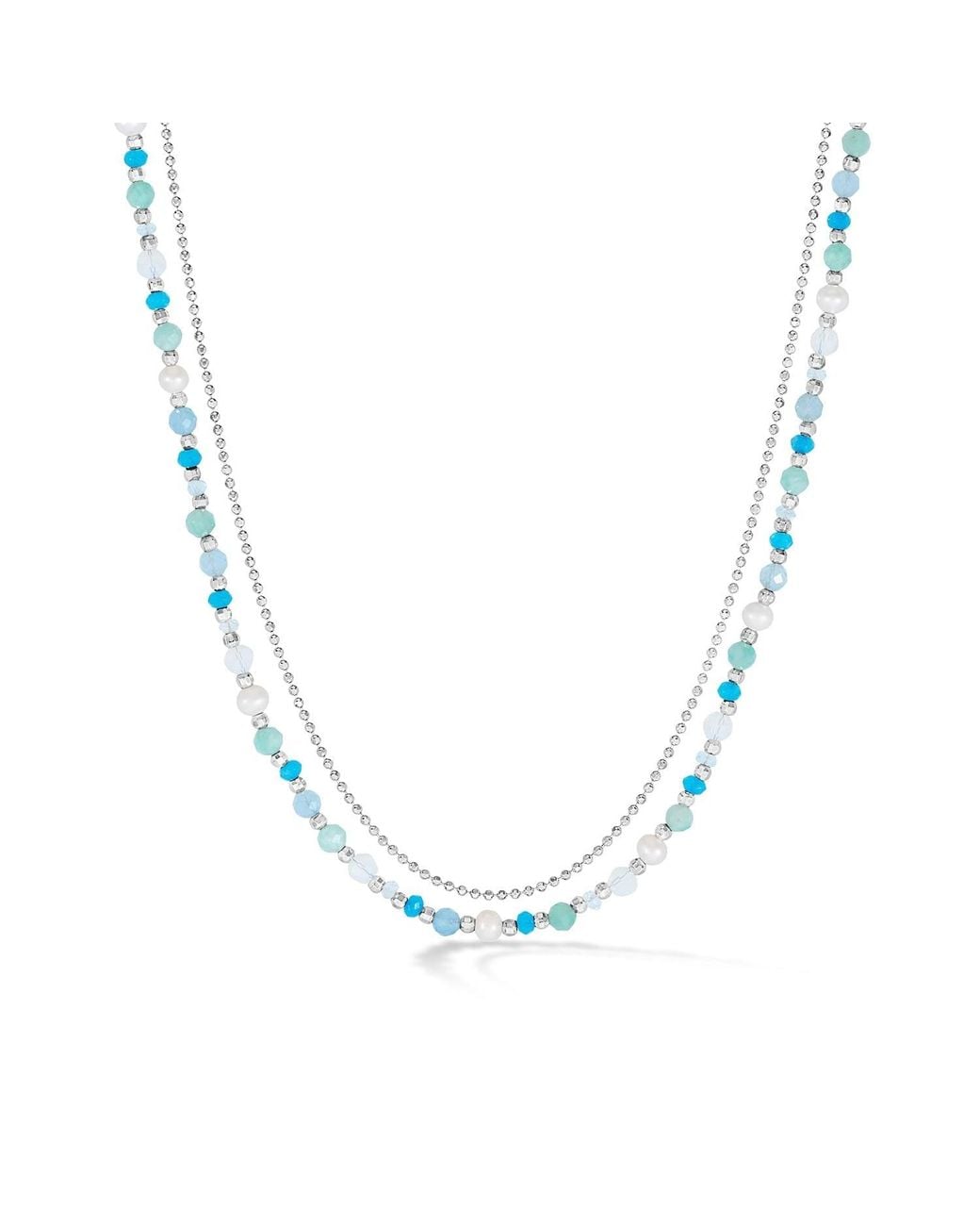 Dower & Hall Metallic Serenity Orissa Necklace