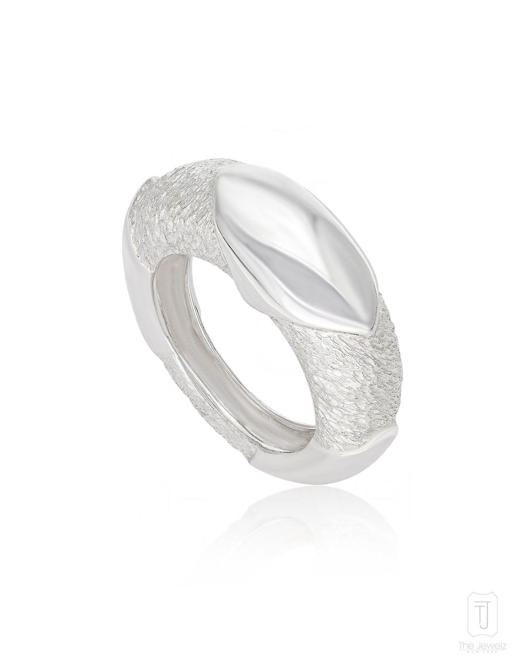 The Jewelz White Chroma Donut Ring
