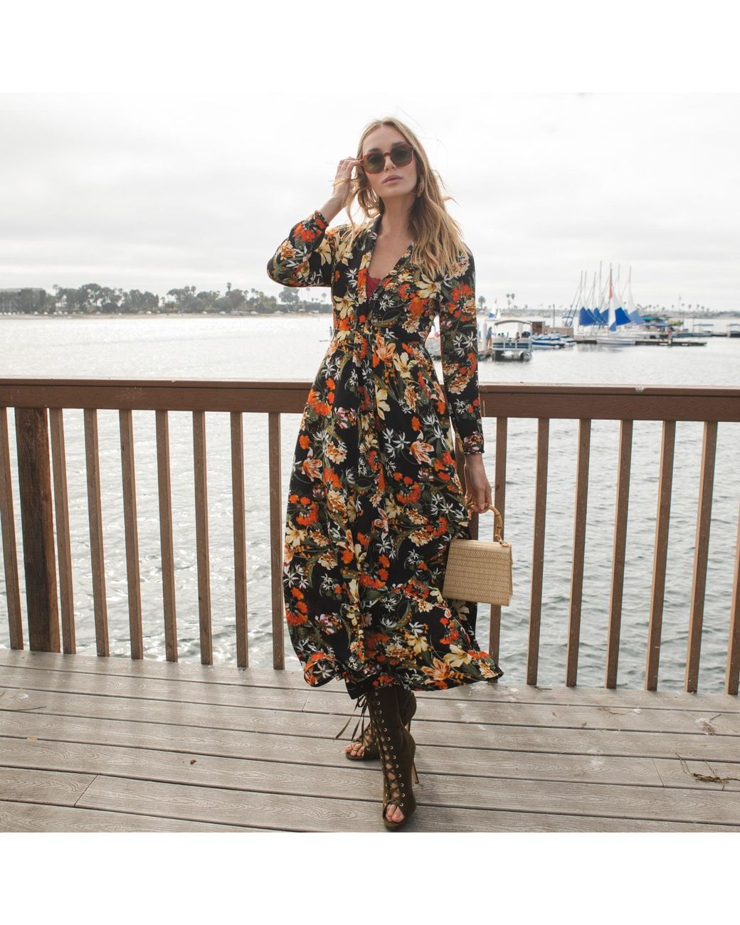 Jennafer Grace Metallic Amelie Minaret Dress