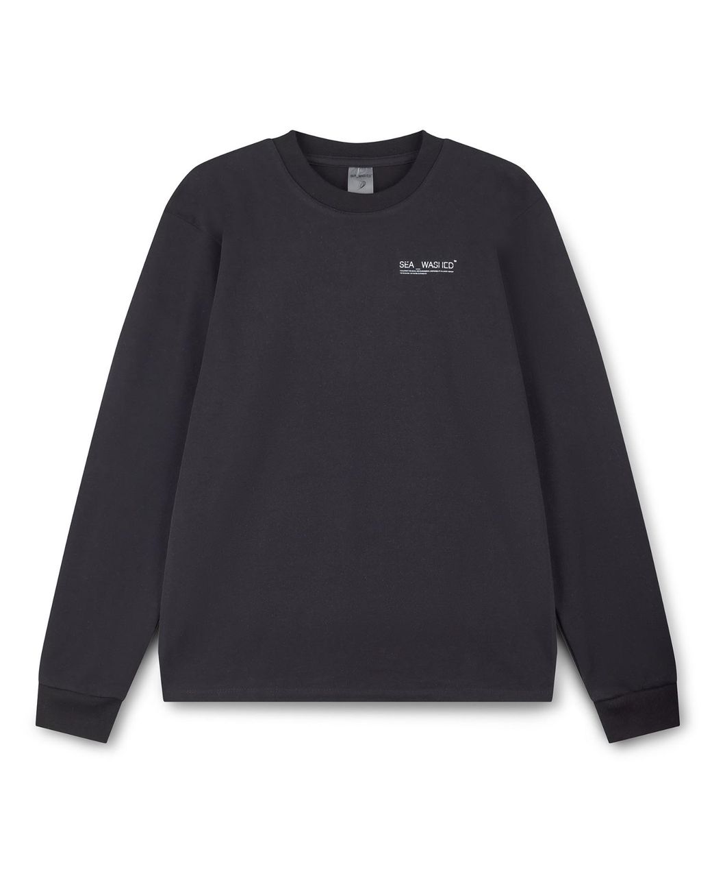 Sea_Washed Blue Organic Cotton Long Sleeve Top