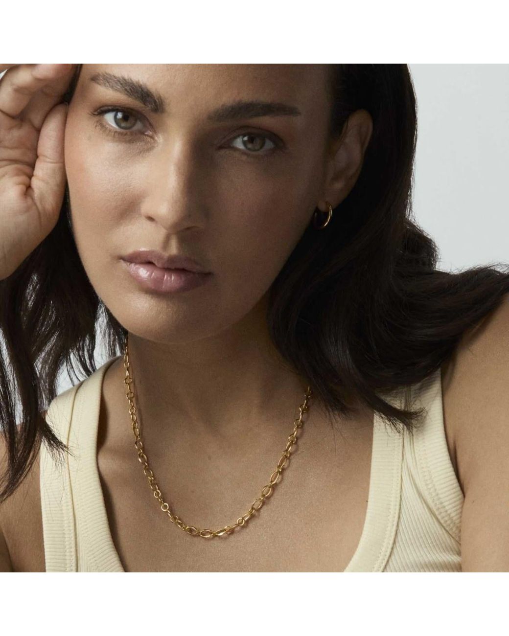 Dinny Hall Metallic Thalassa Chain Link Necklace
