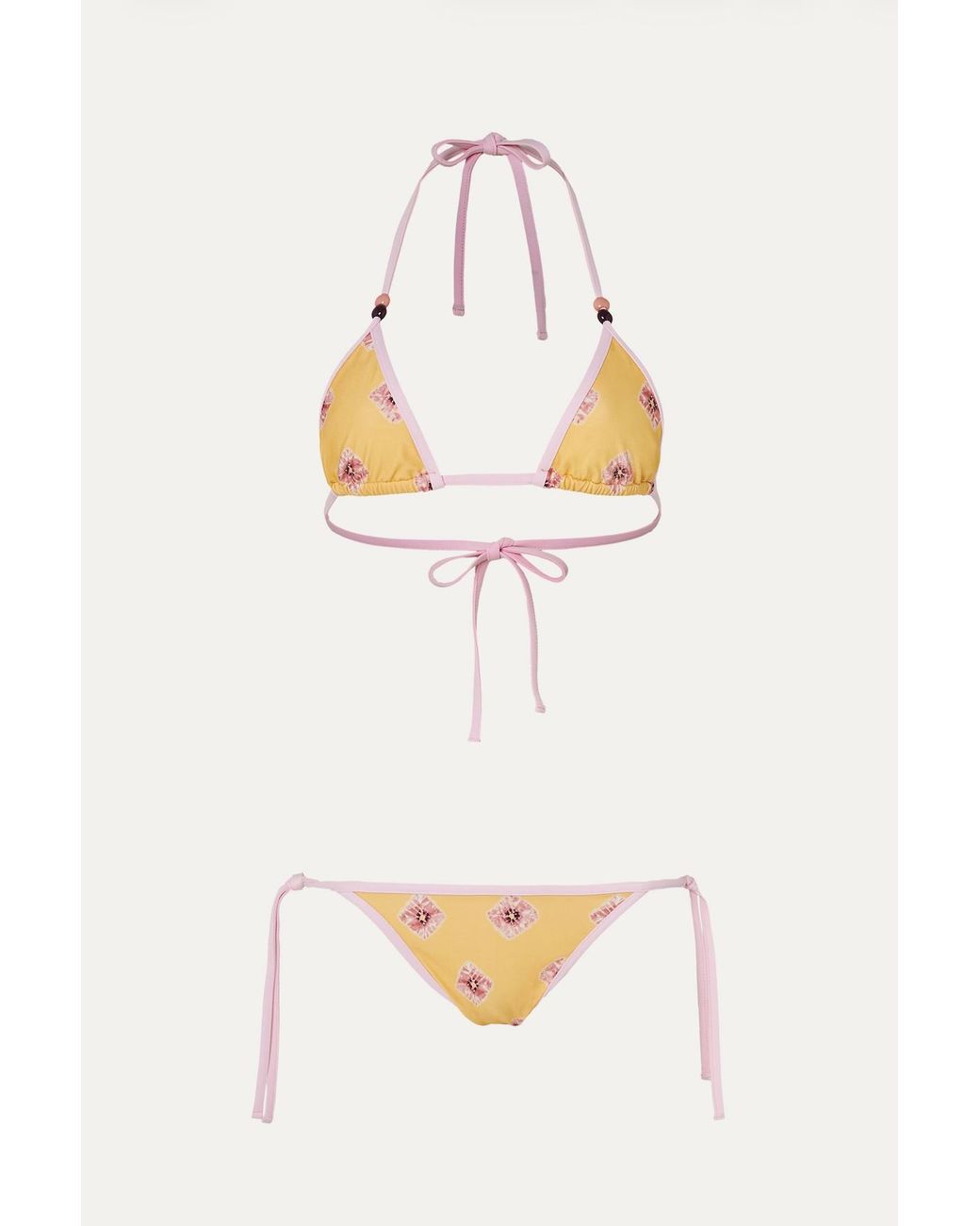 Par & Escala Pink Jamu Bikini Top