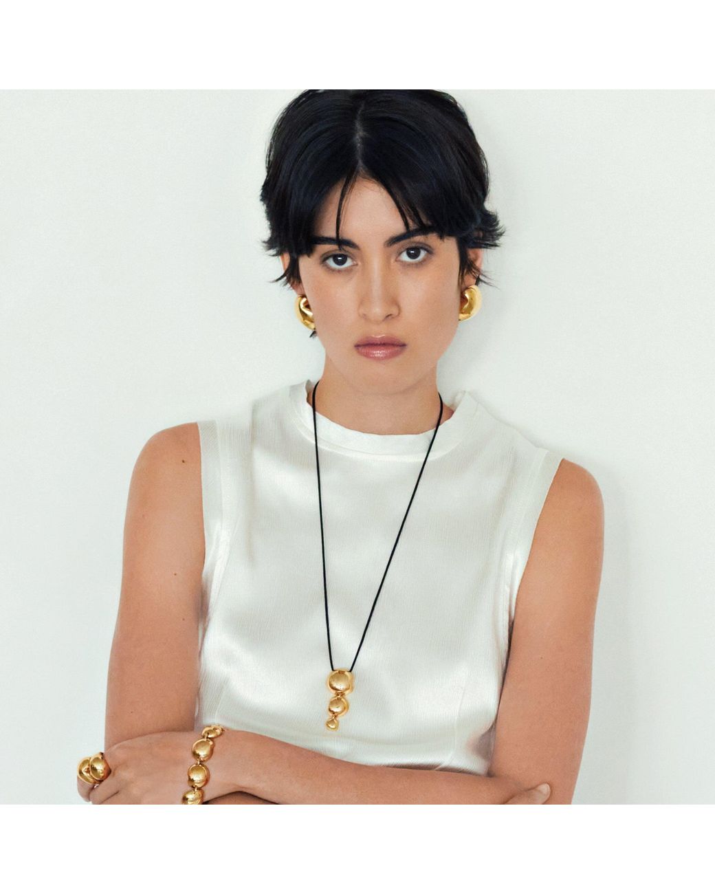 Biko Jewellery Brown Nicola Studs