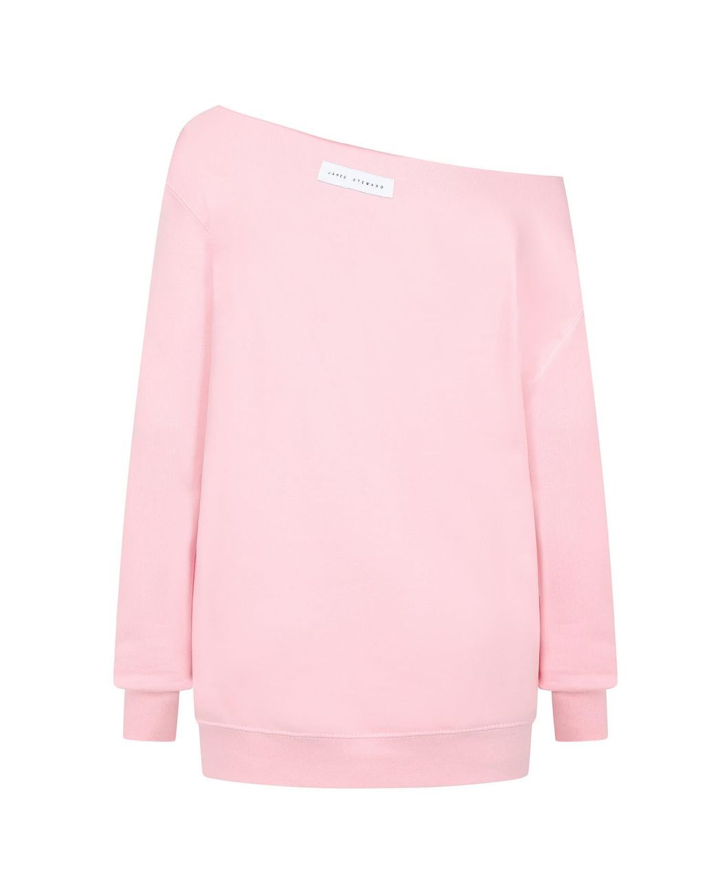 James Steward Pink Embroidered Bee Oversized Sweatshirt