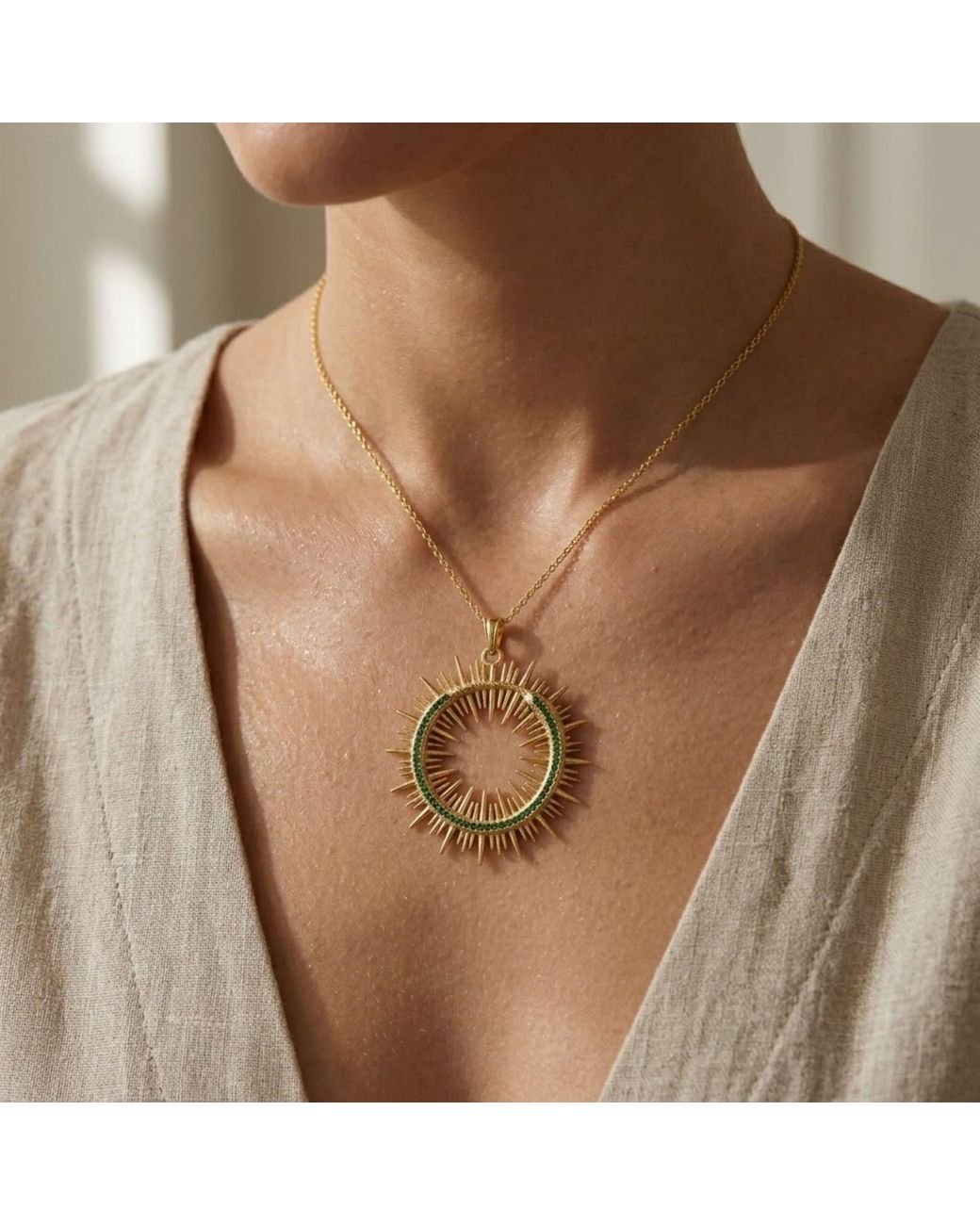 Najiba Metallic Renewance Radiance Necklace