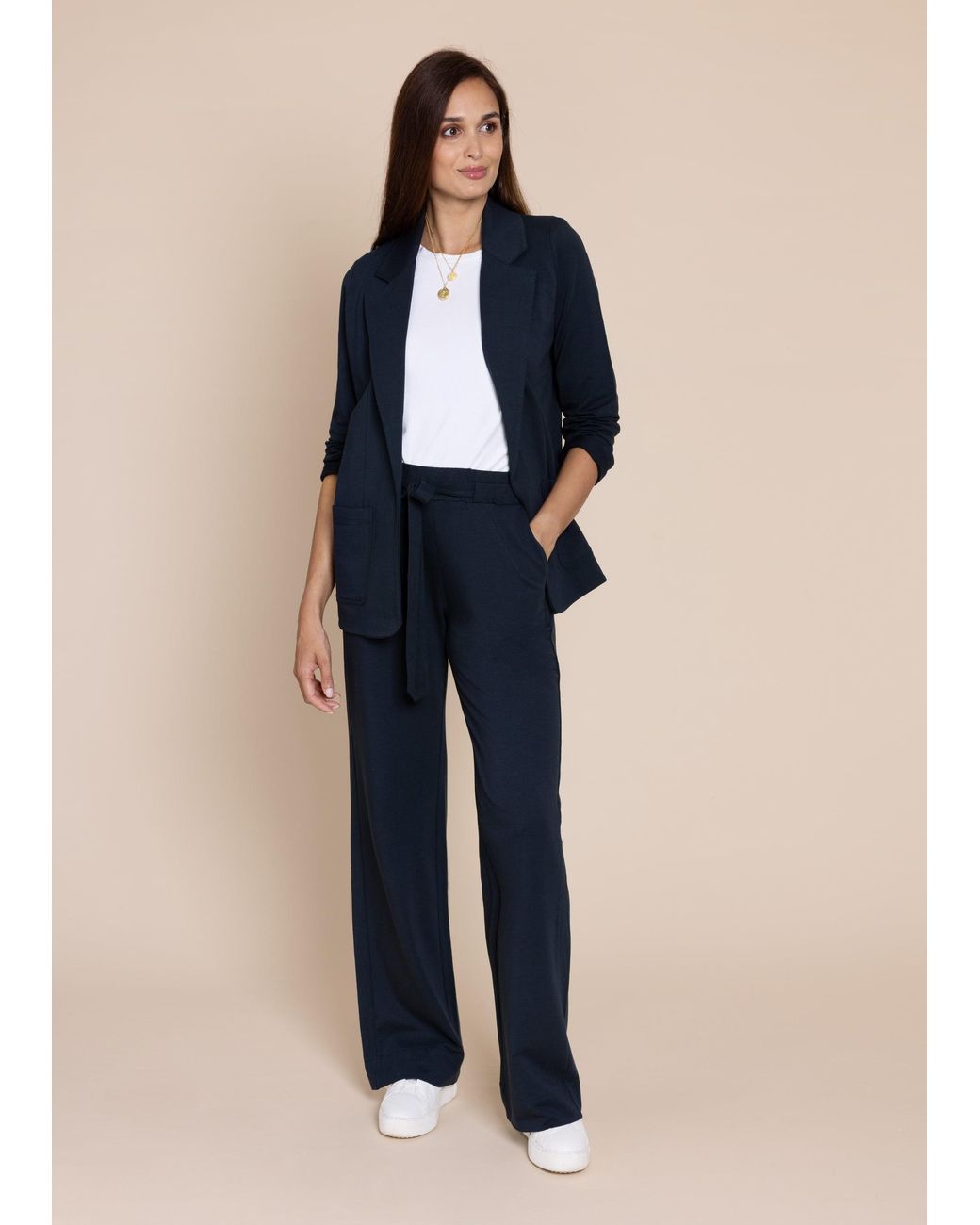 Weartwo London Blue Goddess Wide Leg Trousers