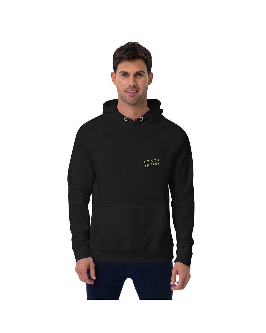Anchor and Crew Black Seventeen State Of Flux Editions Organic Cotton Hoodie for men