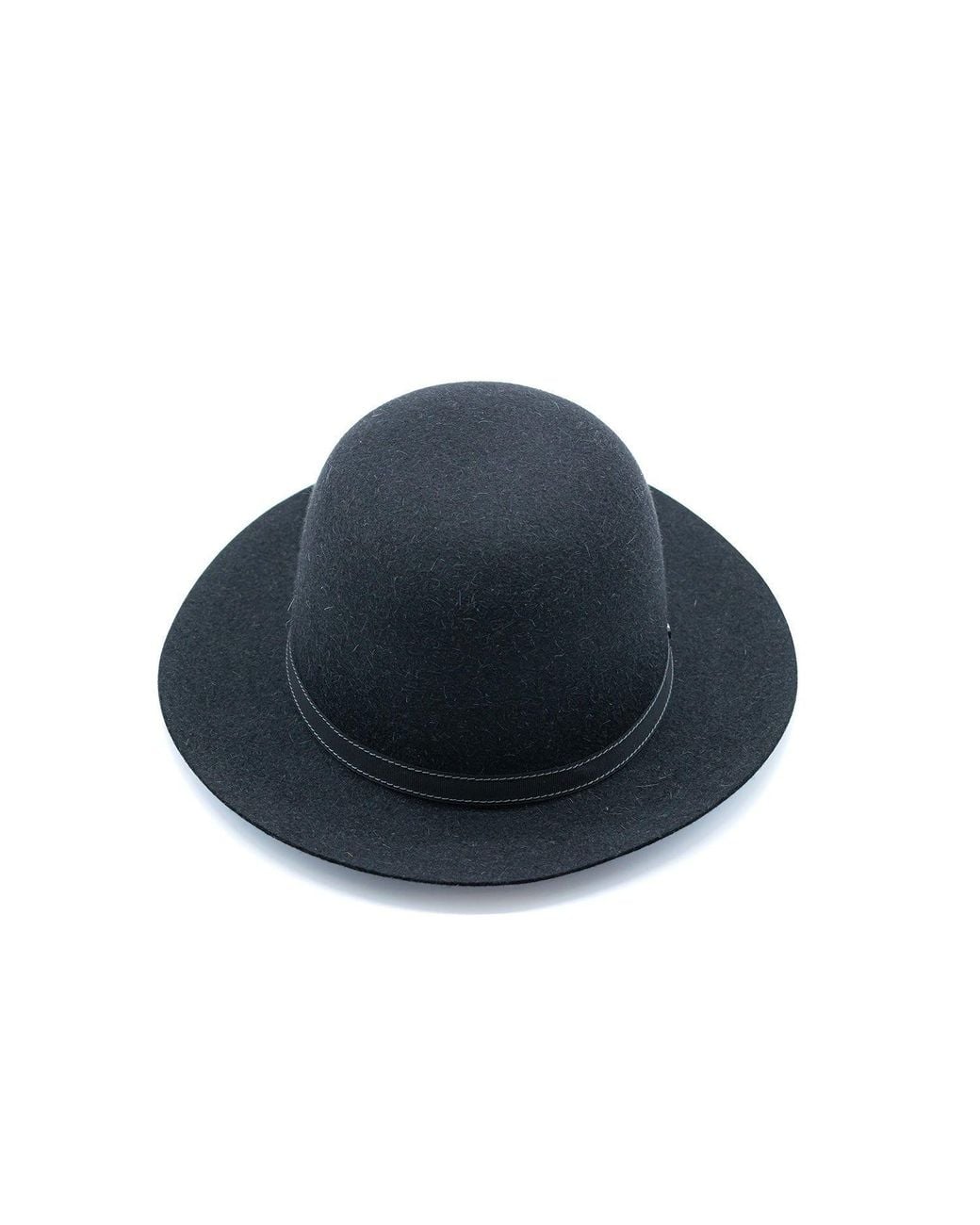 DORIA 1905 Blue Dark Melange Lapin Felt Rolling Hat for men