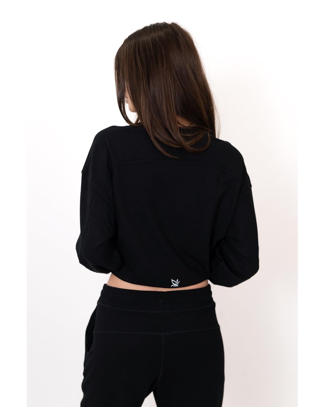 On/Off Essentials Black The Solace Crew Neck Pullover