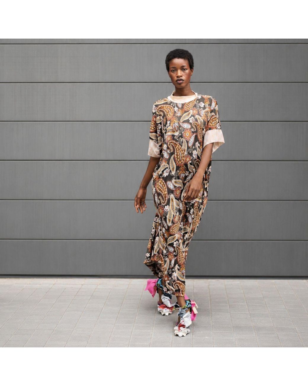 Miro Misljen Natural Nomad Paisley Maxi Dress