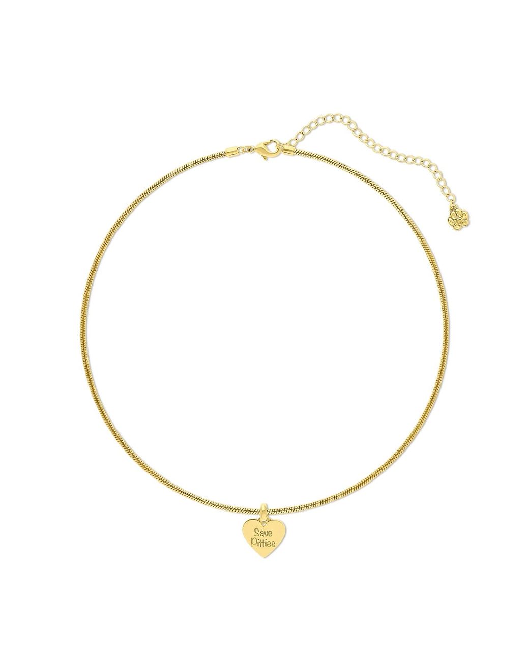 Cloud Haven Metallic Gentle Soul Heart Tag Necklace