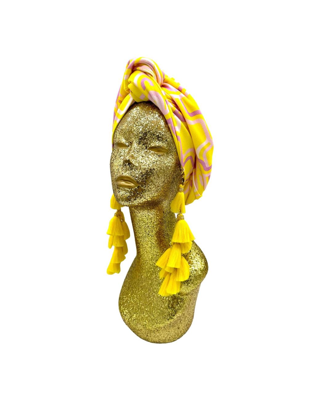 Julia Clancey Yellow Lydie Limon Sunshine Chacha Turban