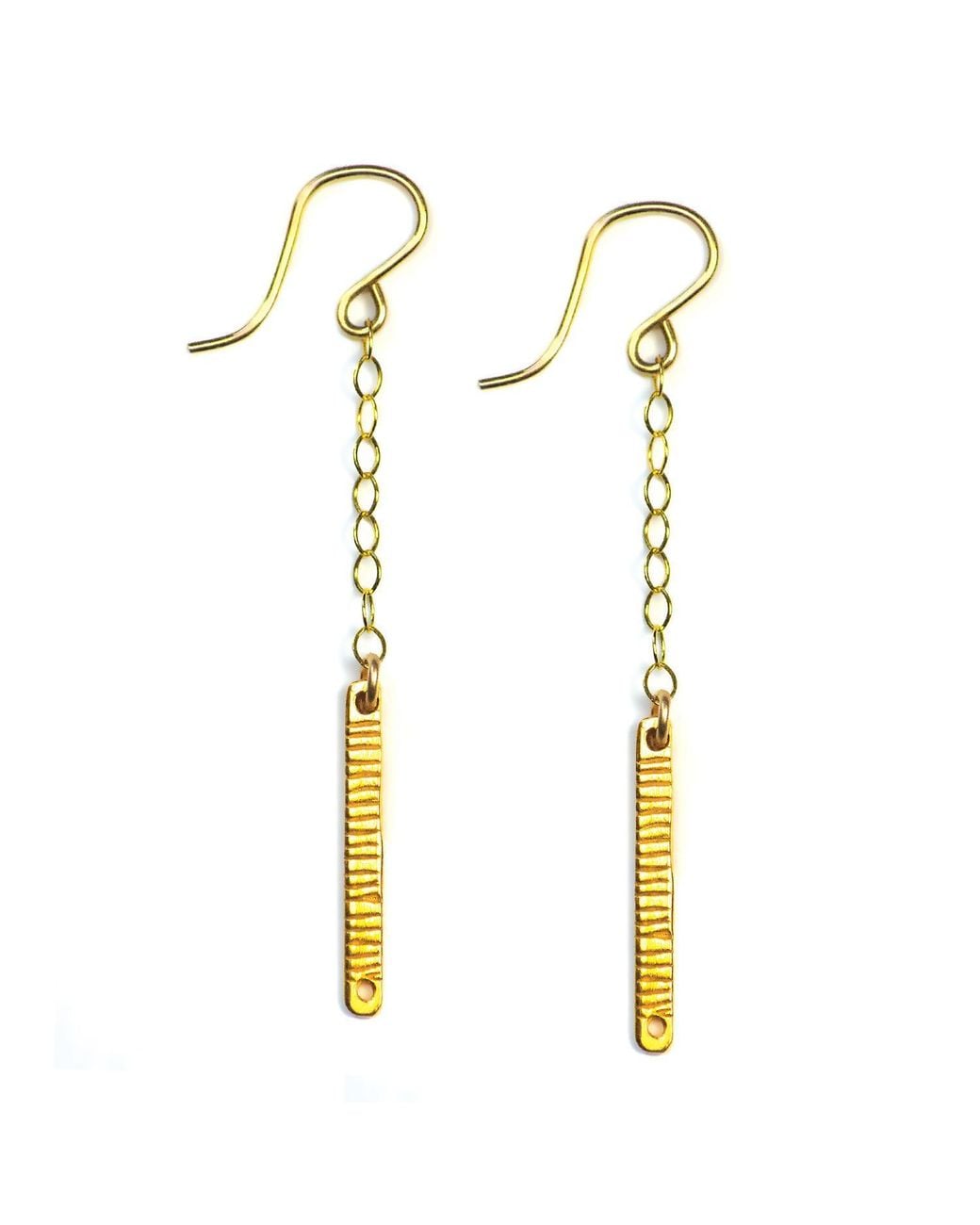 Lexi Jewelry Metallic Stick Around Dangly Earrings