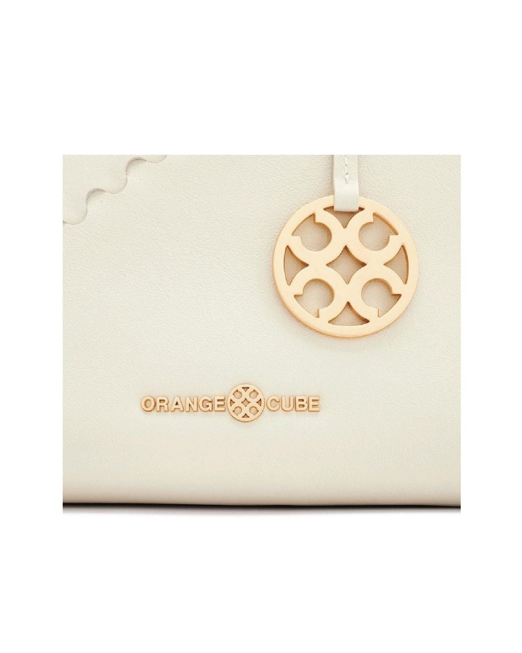 Orange Cube Natural Fortune Cookie Mini Tote